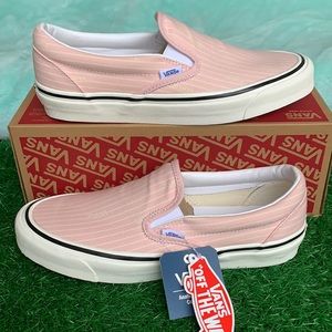 VANS CLASSIC SLIP ON 9 Anahm Fcty Ogstripsogpnk Mn